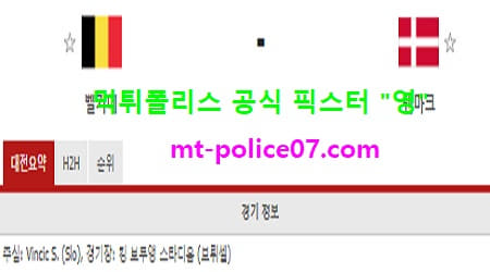 11월19일 네이션스리그 분석 벨기에 vs 덴마크 먹폴 픽스터 영