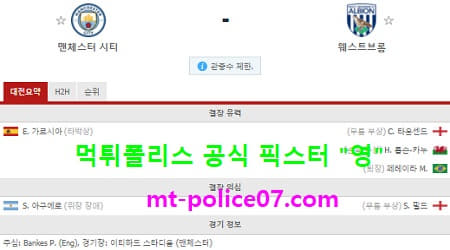 12월16일 EPL 분석 맨시티 vs 웨스트브롬 먹폴 픽스터 영 12월16일 EPL 분석 맨시티 vs 웨스트브롬 먹폴 픽스터 영