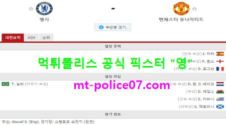 3월1일 EPL 분석 첼시 vs 맨유 먹폴 픽스터 영
