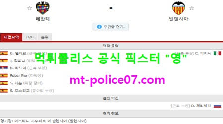 3월13일 라리가 분석 레반테 vs 발렌시아 먹폴 픽스터 영 3월13일 라리가 분석 레반테 vs 발렌시아 먹폴 픽스터 영