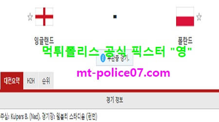 4월1일 월드컵예선 분석 잉글랜드 vs 폴란드 먹폴 픽스터 영