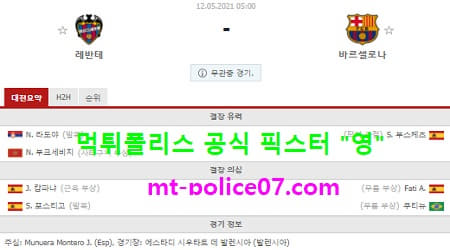 5월12일 라리가 분석 레반테 vs 바르셀로나 먹폴 픽스터 영 5월12일 라리가 분석 레반테 vs 바르셀로나 먹폴 픽스터 영