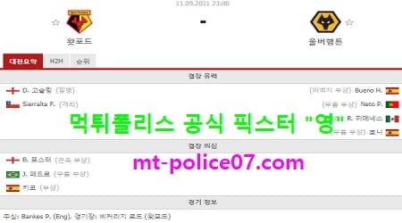 왓포드 vs 울버햄튼