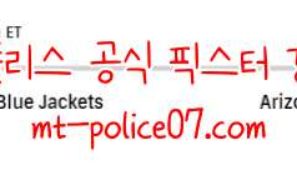 11월19일 애리조나 VS 콜럼버스 NHL 분석 먹폴 갱스터