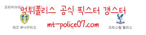 12월1일 EPL 리즈 UTD VS 크리스탈 팰리스 축구 분석 먹폴 갱스터