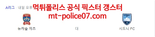 3월25일 A-리그 뉴캐슬제츠 시드니FC 분석 먹폴 갱스터