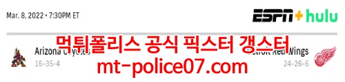 3월9일 NHL 디트로이트 애리조나 분석 먹폴 갱스터