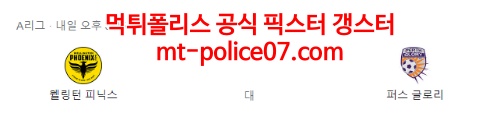 3월26일 A-리그 웰링턴피닉스 퍼스글로리 분석 먹폴 갱스터