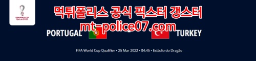 3월25일 월드컵 유럽예선 포르투갈 터키