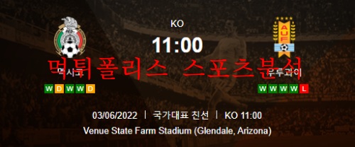 6월3일 A매치 멕시코 우루과이 국제 친선경기 분석 먹튀폴리스 6월3일 A매치 멕시코 우루과이 국제 친선경기 분석 먹튀폴리스