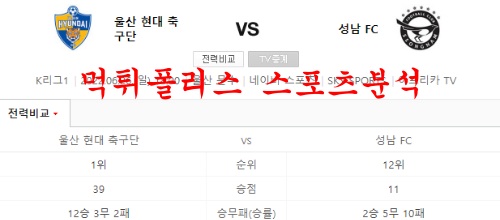 6월26일 K리그 울산현대축구단 성남FC 국내축구 분석 먹튀폴리스 6월26일 K리그 울산현대축구단 성남FC 국내축구 분석 먹튀폴리스