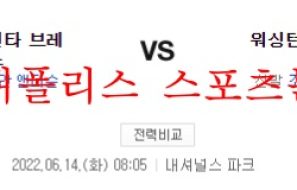6월14일 MLB 워싱턴 애틀랜타 해외프로야구 분석 먹튀폴리스