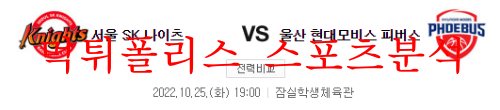10월25일 KBL 서울SK 울산 현대모비스 농구분석 먹튀폴리스
