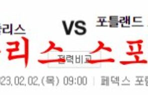 2월2일 NBA 멤피스 그리즐리스 포틀랜드 트레일 블레이저스 분석 먹튀폴리스