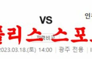 3월18일 K리그 광주 FC 인천 유나이티드 FC 국내축구 프리뷰 먹튀폴리스