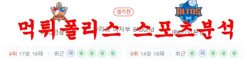 3월8일 V리그 KGC인삼공사 IBK기업은행 알토스 여자배구 분석 먹튀폴리스