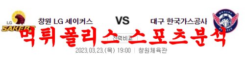 3월23일 KBL 창원 LG 세이커스 대구 한국가스공사 페가수스 분석 먹튀폴리스