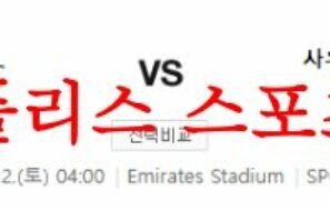 4월22일 프리미어리그 아스날 FC 사우샘프턴 FC 해축분석 먹튀폴리스