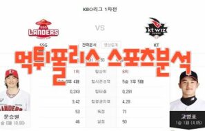 2023년4월18일 KBO SSG 랜더스 kt wiz 프로야구 분석 먹튀폴리스