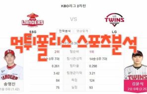 2023년4월26일 KBO SSG 랜더스 LG 트윈스 프로야구 분석 먹튀폴리스
