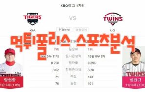 2023년4월28일 KBO KIA 타이거즈 LG 트윈스 프로야구 분석 먹튀폴리스