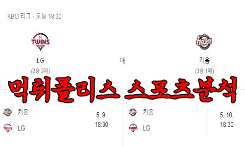 LG 트윈스 키움 히어로즈