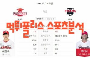 2023년5월10일 KBO SSG 랜더스 KIA 타이거즈 프로야구 분석 먹튀폴리스