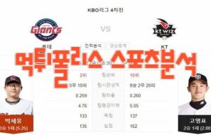 2023년5월12일 KBO 롯데 자이언츠 kt wiz 프로야구 분석 먹튀폴리스
