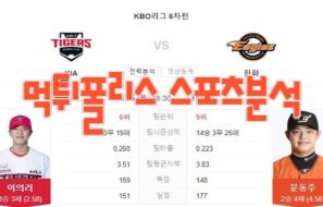 2023년5월25일 KBO KIA 타이거즈 한화 이글스 프로야구 분석 먹튀폴리스