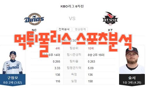 2023년5월11일 KBO NC 다이노스 kt wiz
