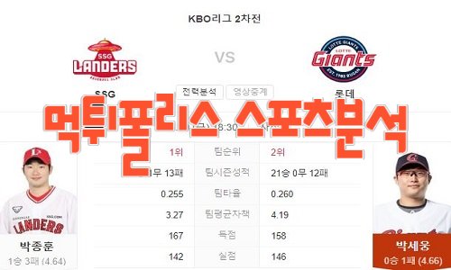 2023년5월19일 KBO SSG 랜더스 롯데 자이언츠