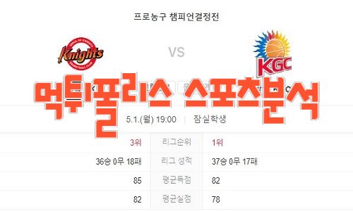 2023년5월1일 KBL 서울 SK 나이츠 안양 KGC 인삼공사