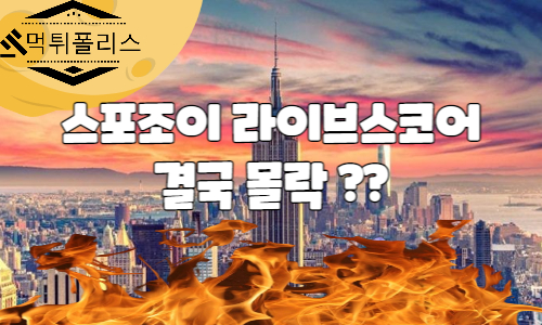 스포조이 라이브스코어