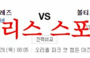 6월29일 MLB 볼티모어 오리올스 신시내티 레즈 해외야구 믈브 분석 먹튀폴리스