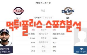 2023년6월1일 KBO 두산 베어스 NC 다이노스 프로야구 분석 먹튀폴리스