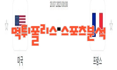 2023년07월20일 FIVB 네이션스리그 미국 프랑스
