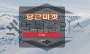 당근마켓 신규사이트 중고로 사이트 매입한 다음 먹튀 준비를 하고 있는지 조사 중
