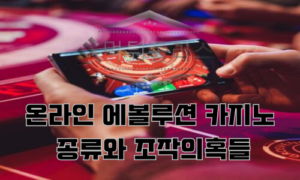 온라인 에볼루션 카지노 종류와 조작의혹들