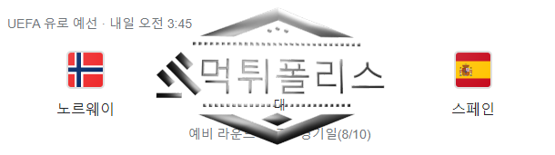 10월16일 유로파 노르웨이 스페인 해외축구 분석