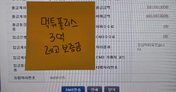 레고보증금3억