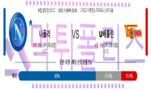 11월09일 나폴리 vs 유니온베를린 챔피언스리그 해축분석 11월09일 나폴리 vs 유니온베를린 챔피언스리그 해축분석