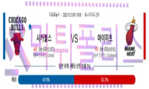 11월21일 시카고 vs 마이애미 nba농구분석