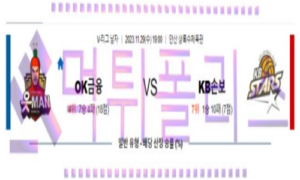 11월29일 OK금융그룹 vs KB손해보험 배구분석 11월29일 OK금융그룹 vs KB손해보험 배구분석
