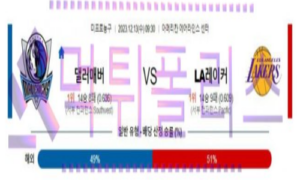 12월13일 댈러스 vs 레이커스 nba농구분석