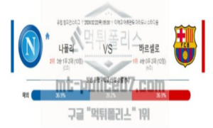 02월 22일 나폴리 vs 바르셀로나 해축분석 02월 22일 나폴리 vs 바르셀로나 해축분석