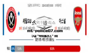 2024년 3월 5일 05:00 프리미어리그 셰필드 유나이티드 vs 아스날 2024년 3월 5일 05:00 프리미어리그 셰필드 유나이티드 vs 아스날