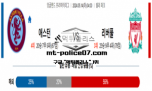 2024년 5월 14일 04:00 잉글랜드 프리미어리그 애스턴 빌라 : 리버풀 스포츠 픽 2024년 5월 14일 04:00 잉글랜드 프리미어리그 애스턴 빌라 : 리버풀 스포츠 픽