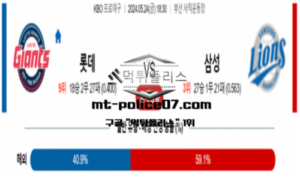 2024년 5월 24일 18:30 KBO 프로야구 롯데 vs 삼성 스포츠 픽 2024년 5월 24일 18:30 KBO 프로야구 롯데 vs 삼성 스포츠 픽