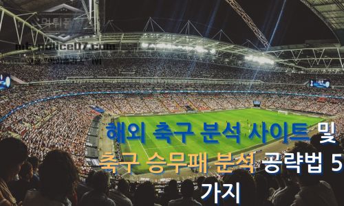 해외 축구 분석 사이트