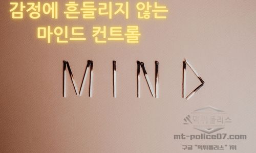 감정에 흔들리지 않는 마인드 컨트롤